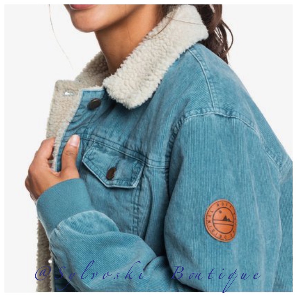 🔥 Desert Sands Sherpa-Lined Corduroy Jacket NWT - Picture 4 of 7